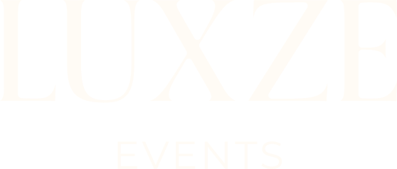 Logotipo tipográfico Luxze Events